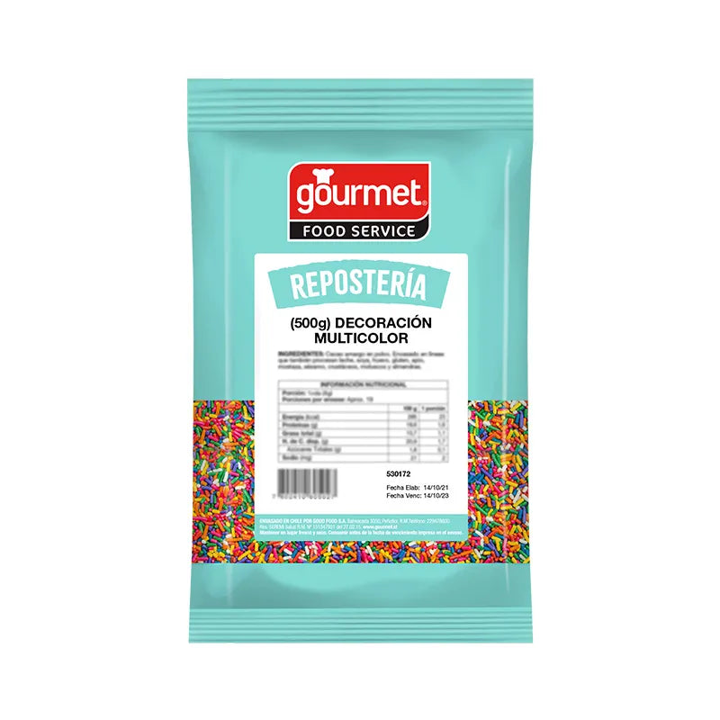 Decoración Multicolor Gourmet 500g