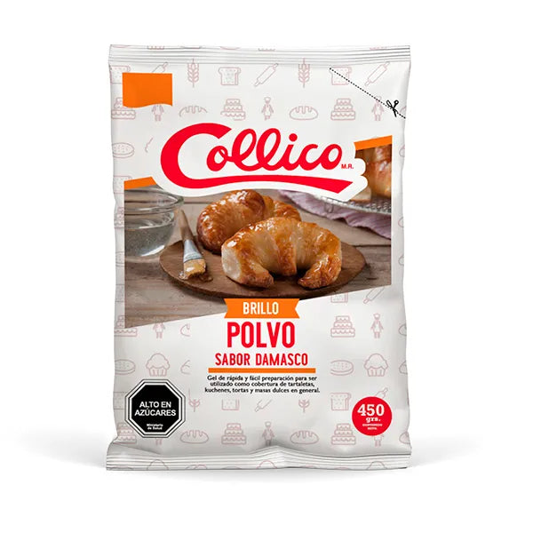 Brillo Polvo Sabor Damasco 450 Grs Collico