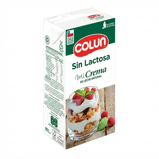 Crema Colun sin Lactosa 1L