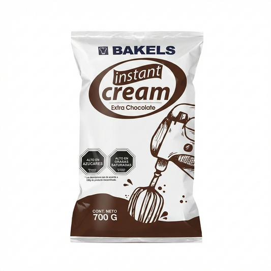 Instant Cream extra chocolate Bakels 600g