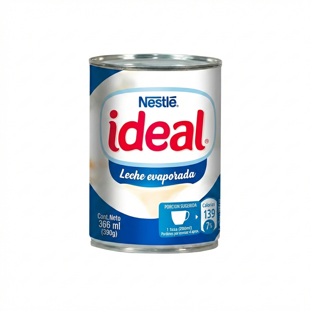 Leche Evaporada Ideal x 366ml