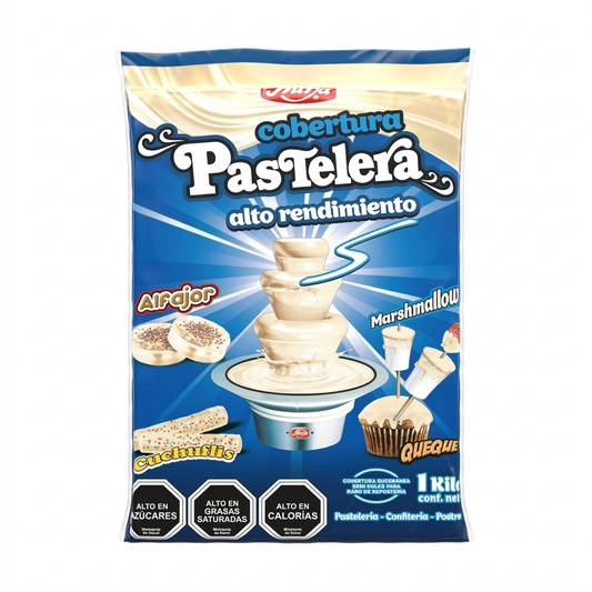 Chocolate Cobertura Pastelera Blanco Fruna 1 Kilo