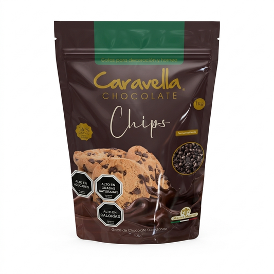 Chips de Chocolate Caravella 1kg